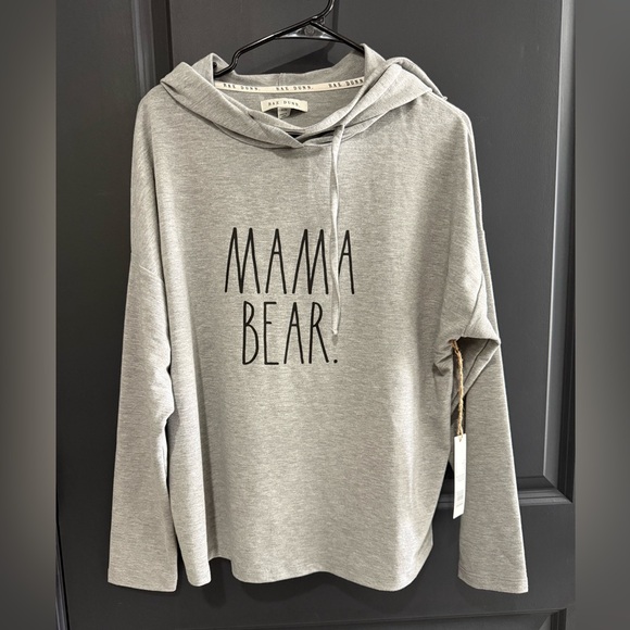 Rae Dunn Tops - MAMA BEAR Pullover Hoodie size Medium
